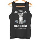 Nicht Stören Maschine In Berieb Gym Fitness Tank Top