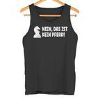 No Das Ist Kein Pferd Chess Player Tank Top