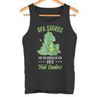 Opa Saurus Lustigesatertag Tank Top