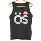 Österreich Menschenflagge Buchstaben Ö Und S Österreich Österreich Tank Top