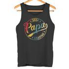 Papa 2024 Laden Papa Werden 2024 Retro Papa Est 2024 Tank Top