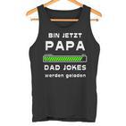 Papa 2024 Stolzerater Dad Jokes Werden Geladen Lustig Tank Top