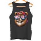 Papa Bär Papa Bearatertagsgeschenk Für Papa Spruch Lustig Kapuzenjacke Tank Top