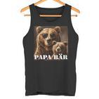 Papa Bär Geschenkatertag & Geburtstag Für Den Besten Papa Tank Top