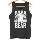 Papa Bear Für Stolzenater Ehemann Onkel Zumatertag Tank Top