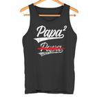 Papa Hoch 2 Kinderder Wernder Pap Tank Top