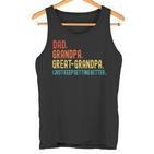 Papa Opa Uropa Lustiger Großvater Zumatertag Tank Top