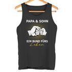 Papa Und Sohn Ein Bund Für Leben Father Son Father's Day S Tank Top