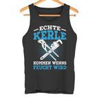 Plumber Slogan Wet Installer  Tank Top