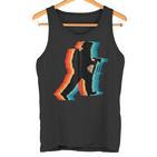 Proud Firefighter Papa Retrointage Feuerwehrmann Papa Kapuzenjacke Tank Top