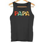 Retro Dinosaurier Papa Lustiger Papa Dinosaurierater Kapuzenjacke Tank Top