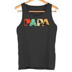 Retro Kajakfahrer Papa Lustigeintage Papa Kajakfahrer Lie Tank Top