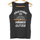 Sägespäne Sind Männer Glitzer Tank Top