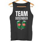 Saufn Saufnn Junggesellenabschied Frau Mann Team Dosenbier Tank Top