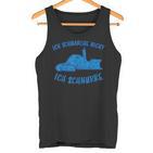 Schnarche Nicht Ich Schnurre Sleep Cat Snoring Tank Top