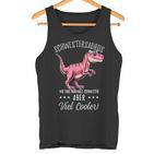 Schwestersaurus Lustiges Schwester Dinosaurier Tank Top