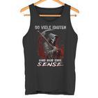 Soiele Idioten Und Nur Eine Sense Sarcasm Reaper Tank Top