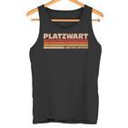 Stadionwart Greenkeeper Lawn Care Retro Flag Placekeeper Tank Top