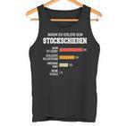 Stockschießen Eisstock Stockschütze Eisstockschießen Tank Top