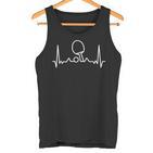 Tischtennis Herzschlag Tischtennisverein Herzfrequenz Tank Top