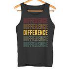 Unterschied Stolz Unterschied Tank Top