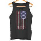 Usa Flag Barbell Tank Top