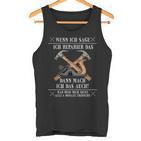 Vergessliche Heimwerker Janitor Forgetful Diy Tank Top