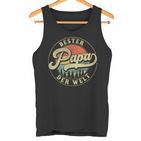 Vintage Bester Papa Der Welt Father's Day For Dad S Tank Top