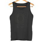 Vinyl Record Retro Record Dj Gray Tank Top