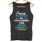 Werdender Papa Geschenk Schwangerschaft Partner Gamerater Tank Top