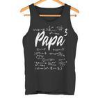 Werdenderater Dreifacher Papa Hoch 3 Mathe Physik Lehrer Tank Top