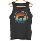 Windhund Papa Retrointage Hund Lustig Windhund Papa Tank Top