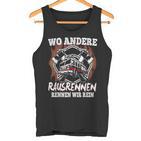 Wo Andere Rausrennen Wir Rein Feuerwehr Tank Top