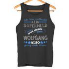 Wolfgang First Name Lettering Boys Tank Top