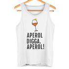 Aperol Digga Aperol Spritz Gray Tank Top