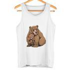 Bester Papa Der Weltatertagater Bär Tank Top