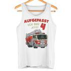 Children's Birthday Feuerwehr Aufgepasst Ich Bin Jetzt 4 Jahre Fire Brigade Tank Top