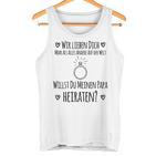 Children's Willst Du Meine Papa Marrate Tank Top