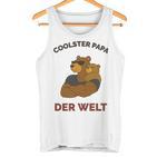 Coolster Papa Der Weltater Outfitatertag Bester Papa Tank Top