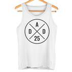 Dad 25 Werdenderater 2025 Papa Est 2025 Papa 2025 Tank Top