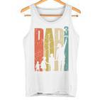 Dad Hoch 3Ater Papa Mit 3 Kinder Künstler Maler Lackierer Tank Top