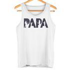 Damen Fisherman Papa Fisher Dad Angelnater Geschenk Mit-Ausschnitt Tank Top