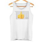 Daumen Hoch X Thumbs Up -Ater Papa Nachricht Dad Message Tank Top