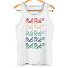 Für Papa Zur Geburt Zweites Kind Papa Hoch 2 Tank Top