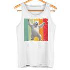 Herren Papa Bäratertag Retroater & Opa Geschenk Geburtstags Raglan Tank Top