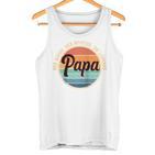 Herrenaterintage Geschenk Der Mann Der Mythos Die Legende Papa Raglan Tank Top