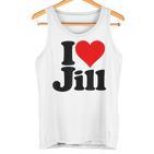 Ich Liebe Den Namen Jill In Herz Auf Einem Tank Top