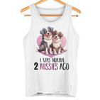 Ich War Normalor 2 Aussies Lustiger Australian Shepherd Tank Top