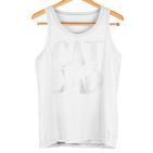 Katze Papa Männeratertag Weihnachten Geburtstag Besteintage Raglan Tank Top