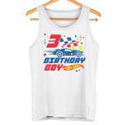 Kinder Hot Wheels – Junge Zum 3 Geburtstag Tank Top